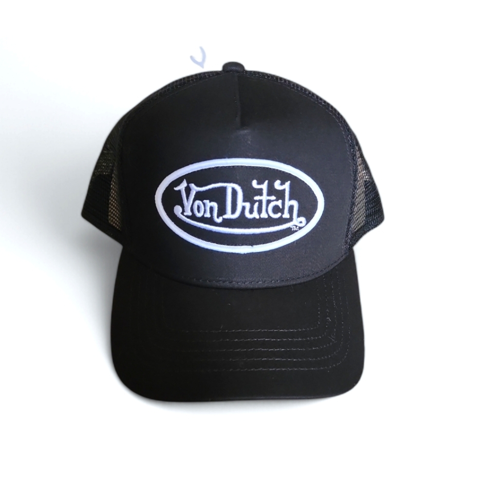 Unisex Von Dutch Black/White Trucker Hat